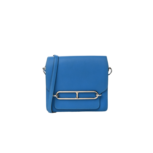 Hermes Roulis Mini Bleu Hydra Evercolor Leather