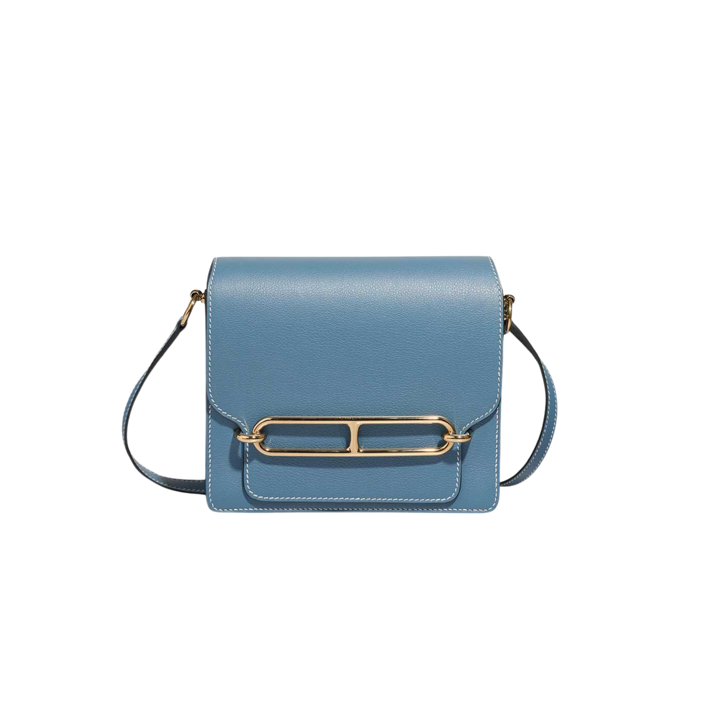 Hermes Roulis Mini Bleu Jean Evercolor Leather