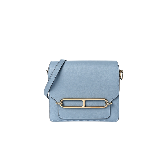 Hermes Roulis Mini Celeste Evercolor Leather