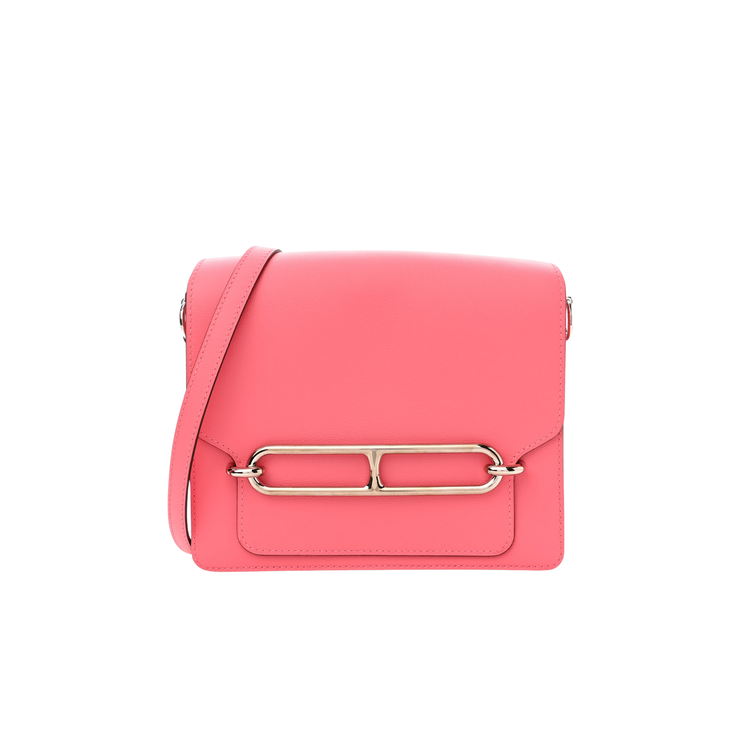 Hermes Roulis 23 Rose Azalee Evercolor Leather