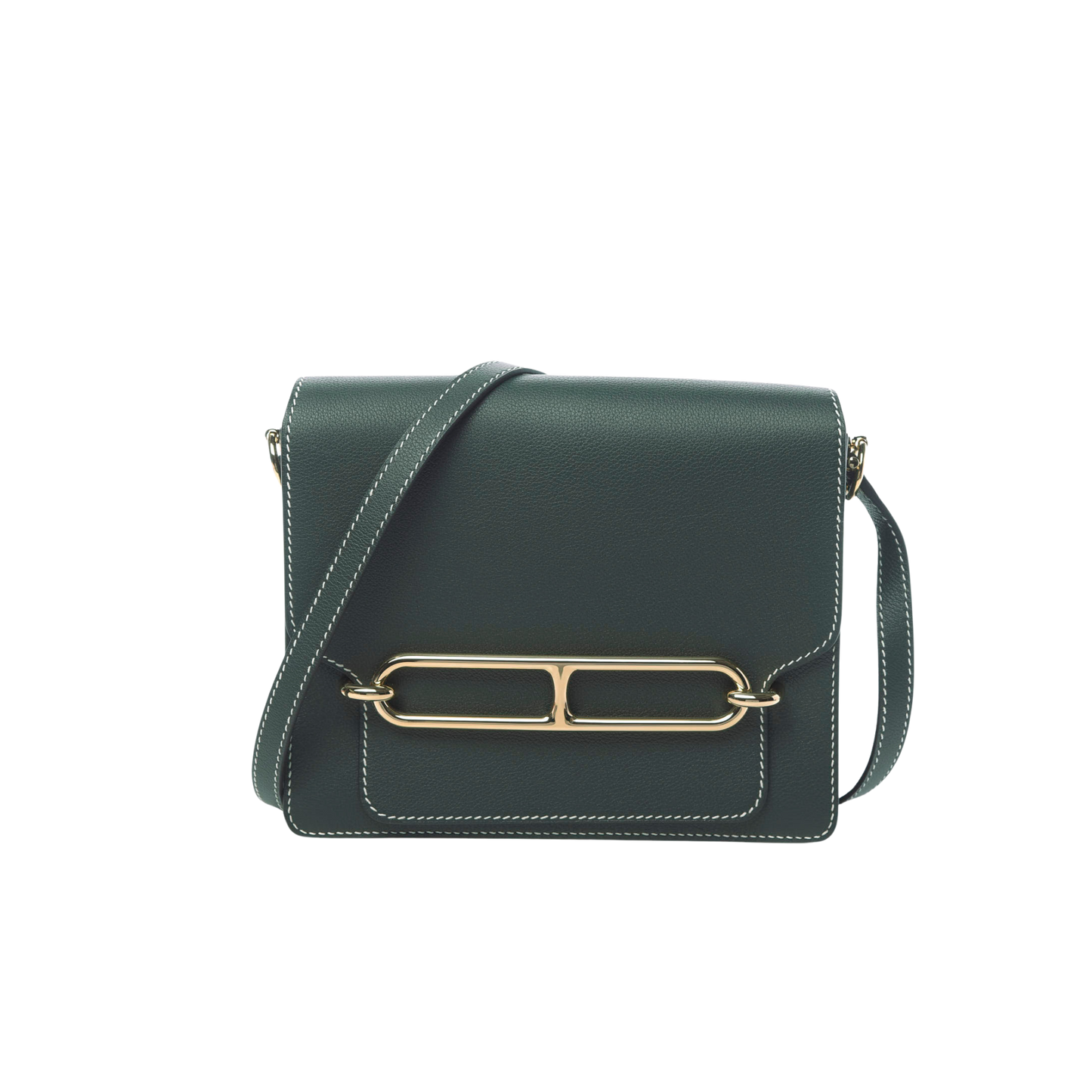 Hermes Roulis 23 Vert Anglais Evercolor Leather