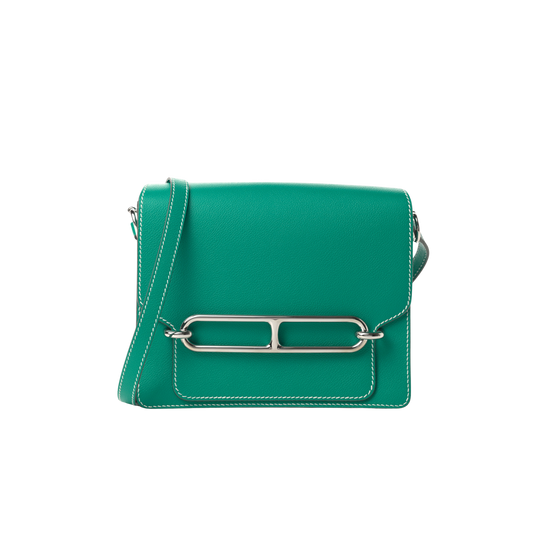 Hermes Roulis 23 Vert Verone Evercolor Leather