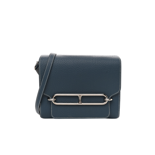 Hermes Roulis 23 Bleu Jean Clemence Leather