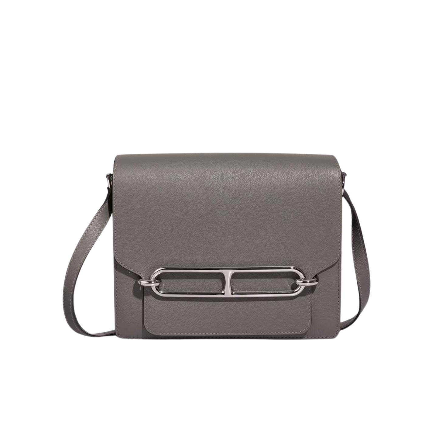Hermes Roulis 23 Gris Meyer Clemence Leather