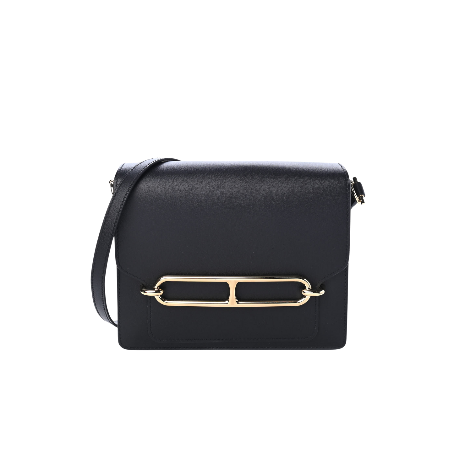 Hermes Roulis 23 Noir Evercolor Leather