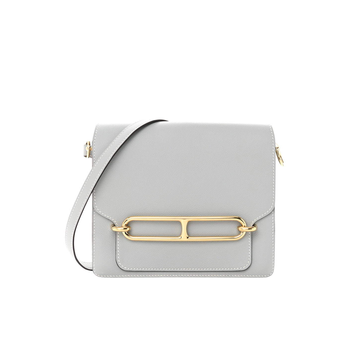 Hermes Roulis 23 Bleu Glacier Evercolor Leather
