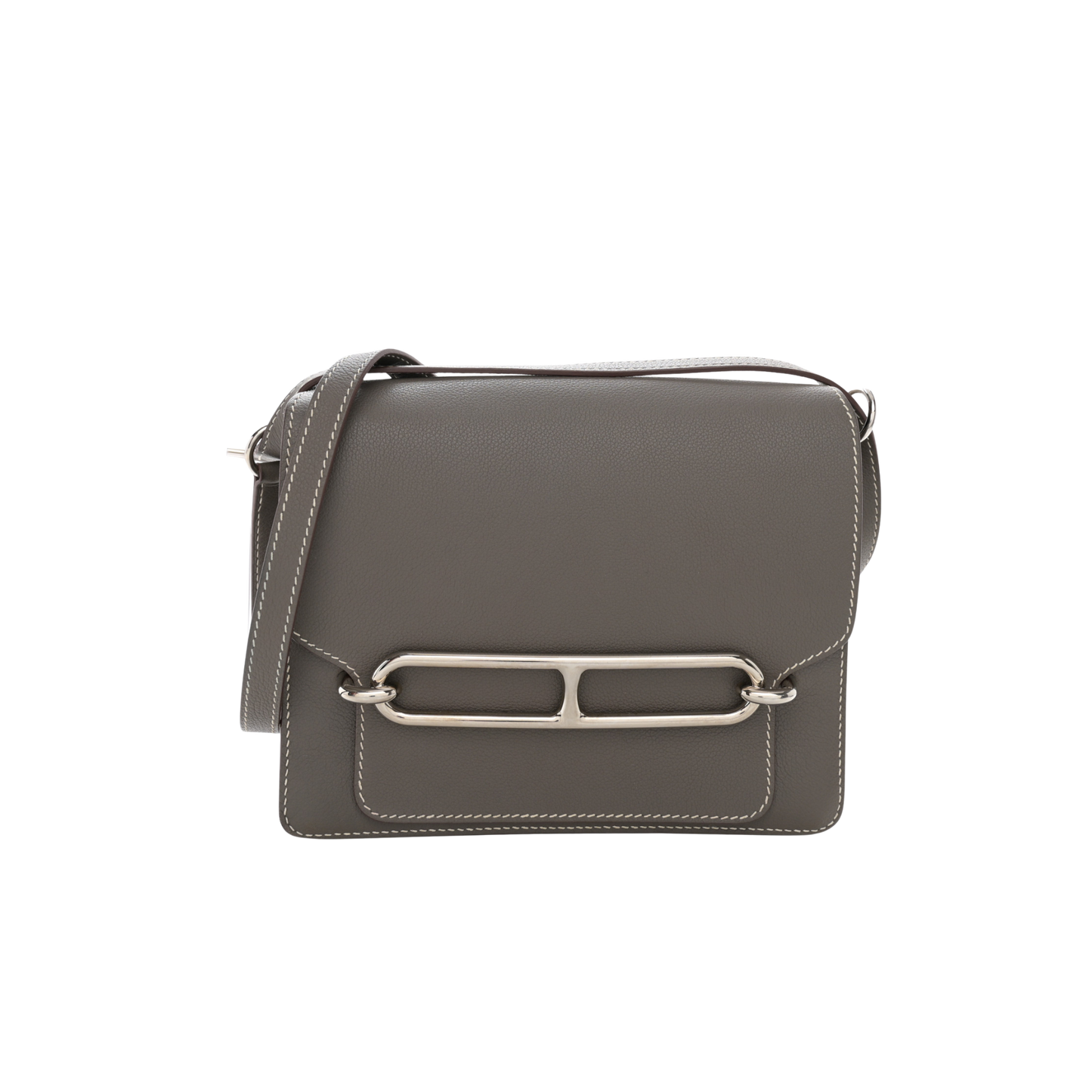 Hermes Roulis 23 Etain Evercolor Leather