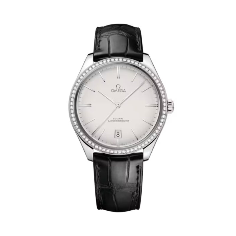 DE VILLE TRÉSOR 40 MM STAINLEES STEEL WITH SILVER DIAL