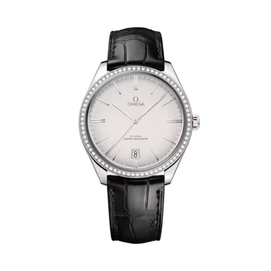 DE VILLE TRÉSOR 40 MM STAINLEES STEEL WITH SILVER DIAL