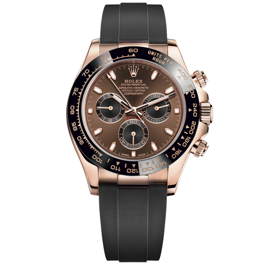 Cosmograph Daytona 40MM Oysterflex Bracelet Chocolate and Black Dial Black Cerachrom Bezel With Tachymetric Scale