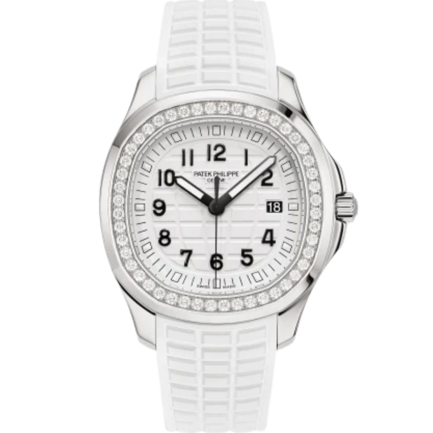 Patek Aquanaut Philippe Ref. 5267/200A Stainless Steel White Dial Diamond Bezel