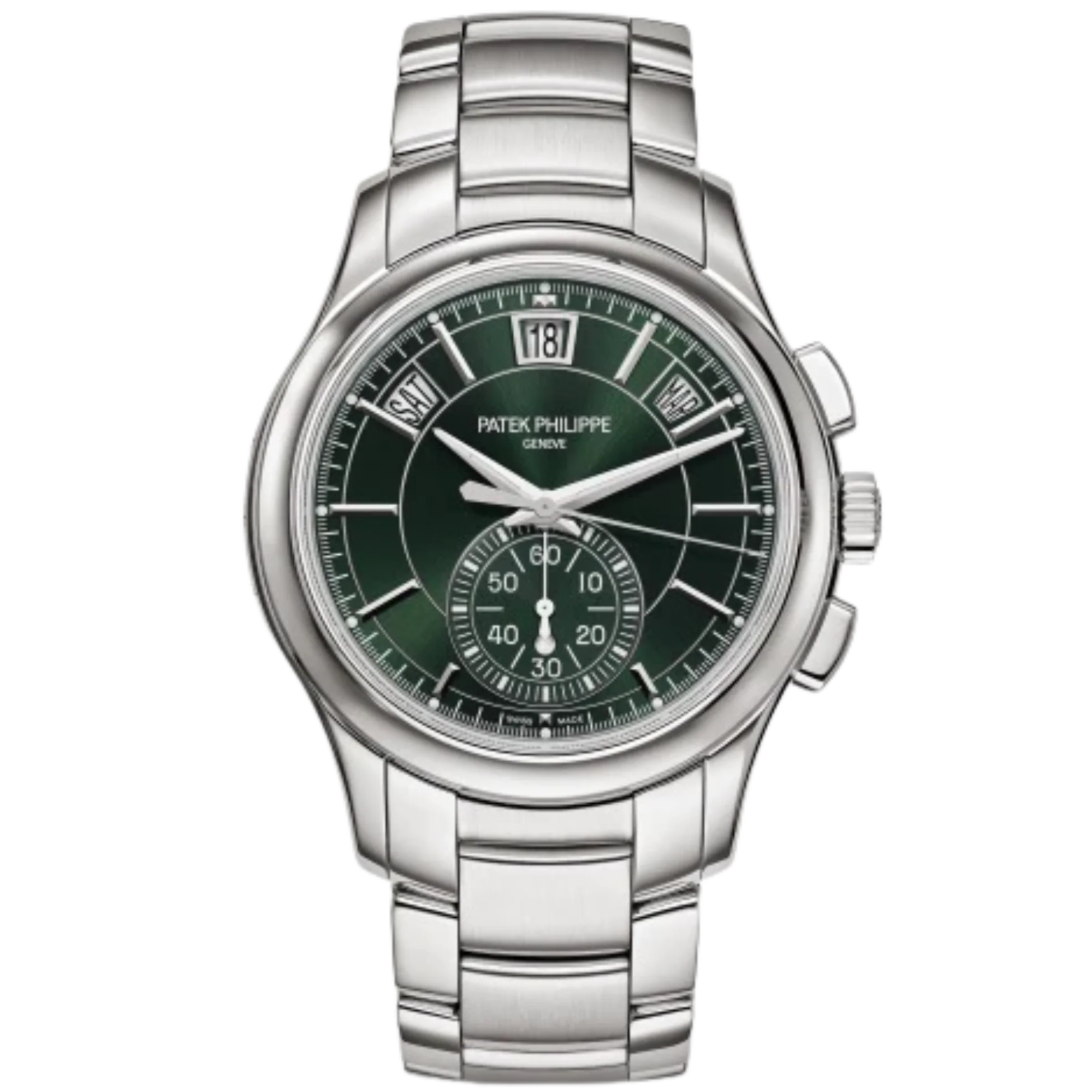 Patek Philippe Annual Calendar Ref. 5905/1A Stainless Steel Green Dial