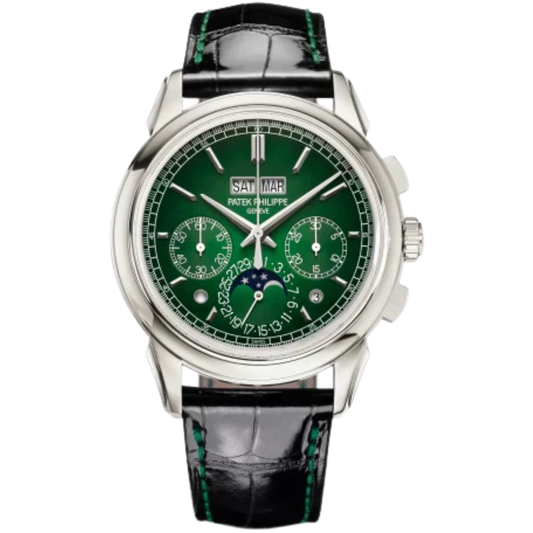 Patek Philippe Ref. 5270P Grand Complication Chronograph Perpetual Calendar Green Dial