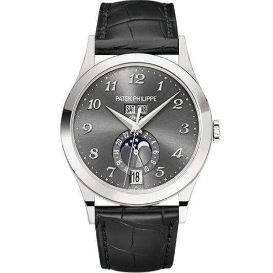 5396G-014 Annual Calendar Moon Phase Black Dial