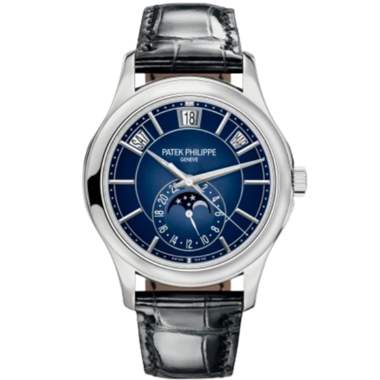 5205G White Gold Annual Calendar Blue Dial