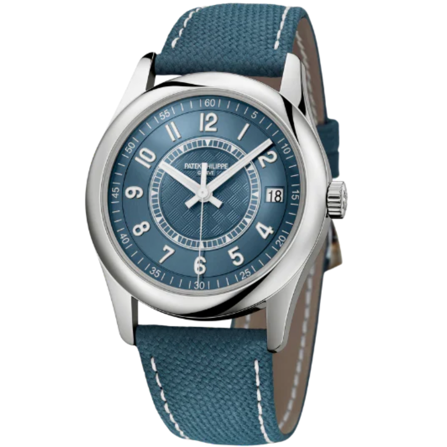 6007A-001 Calatrava Blue Dial