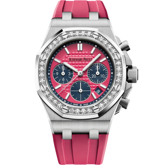 Audemars Piguet Royal Oak Offshore Ref. 26231ST.ZZ.D069CA.01 37MM Stainless Steel Pink Dial with Factory Diamond Bezel