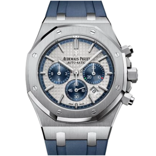 Audemars Piguet Royal Oak Chronograph Ref. 26326ST.00.D027CA.01 41MM Stainless Steel "Pride of Italy" White Dial/Blue Subdials