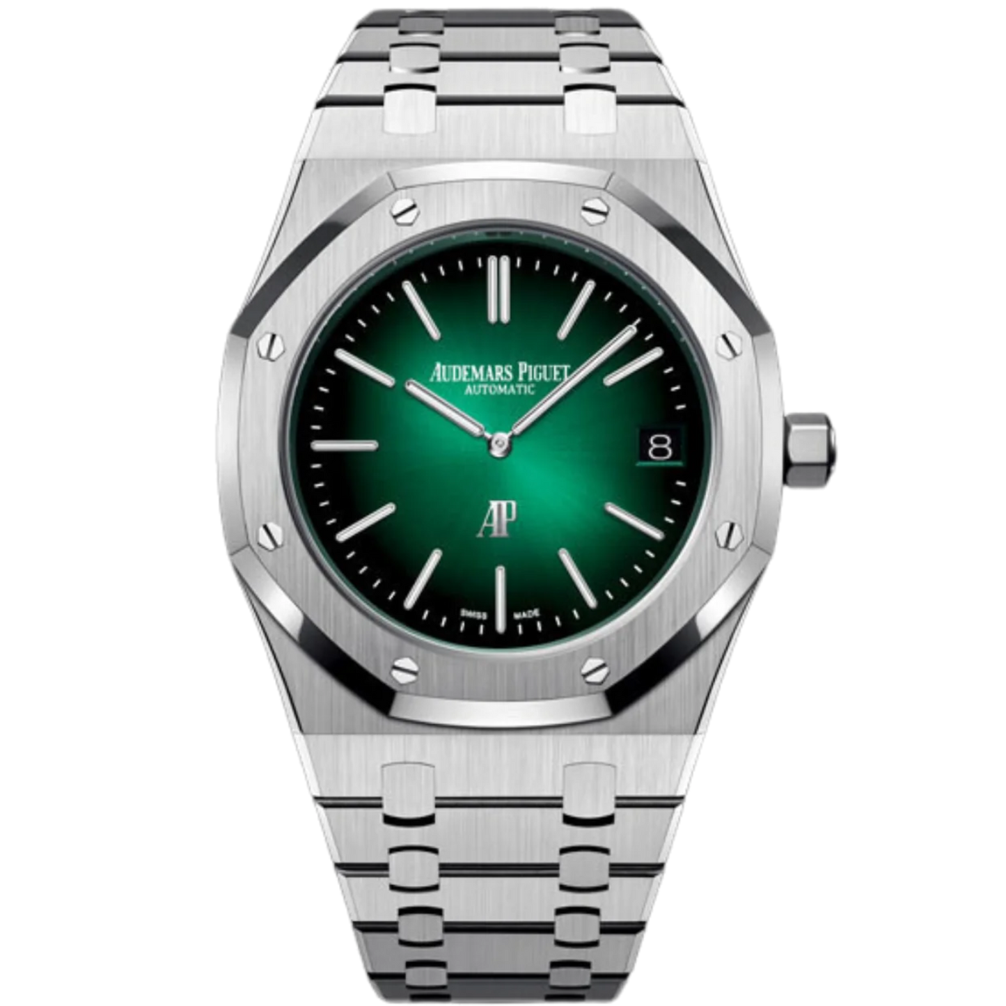 Audemars Piguet Royal Oak Jumbo Ref. 16202PT.00.1240PT.01 39MM Platinum Green Dial