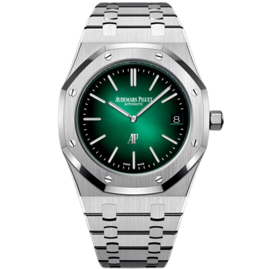 Audemars Piguet Royal Oak Jumbo Ref. 16202PT.00.1240PT.01 39MM Platinum Green Dial
