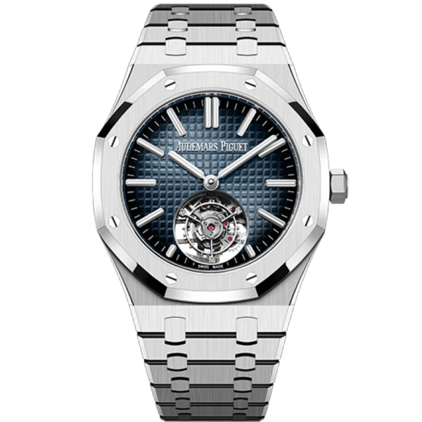 Audemars Piguet Royal Oak Tourbillon Ref. 26730ST.OO.1320ST.01 41MM Stainless Steel Smoke Blue Dial (50TH Anniversary)