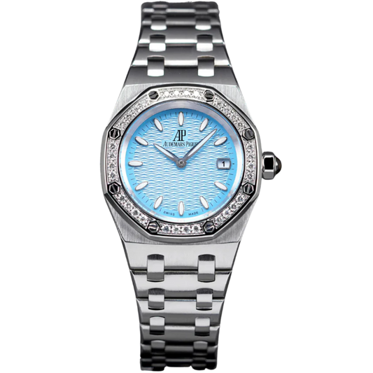 Audemars Piguet Royal Oak Ref. 67601ST.ZZ.D057CR.01 33MM Stainless Steel Baby Blue Dial