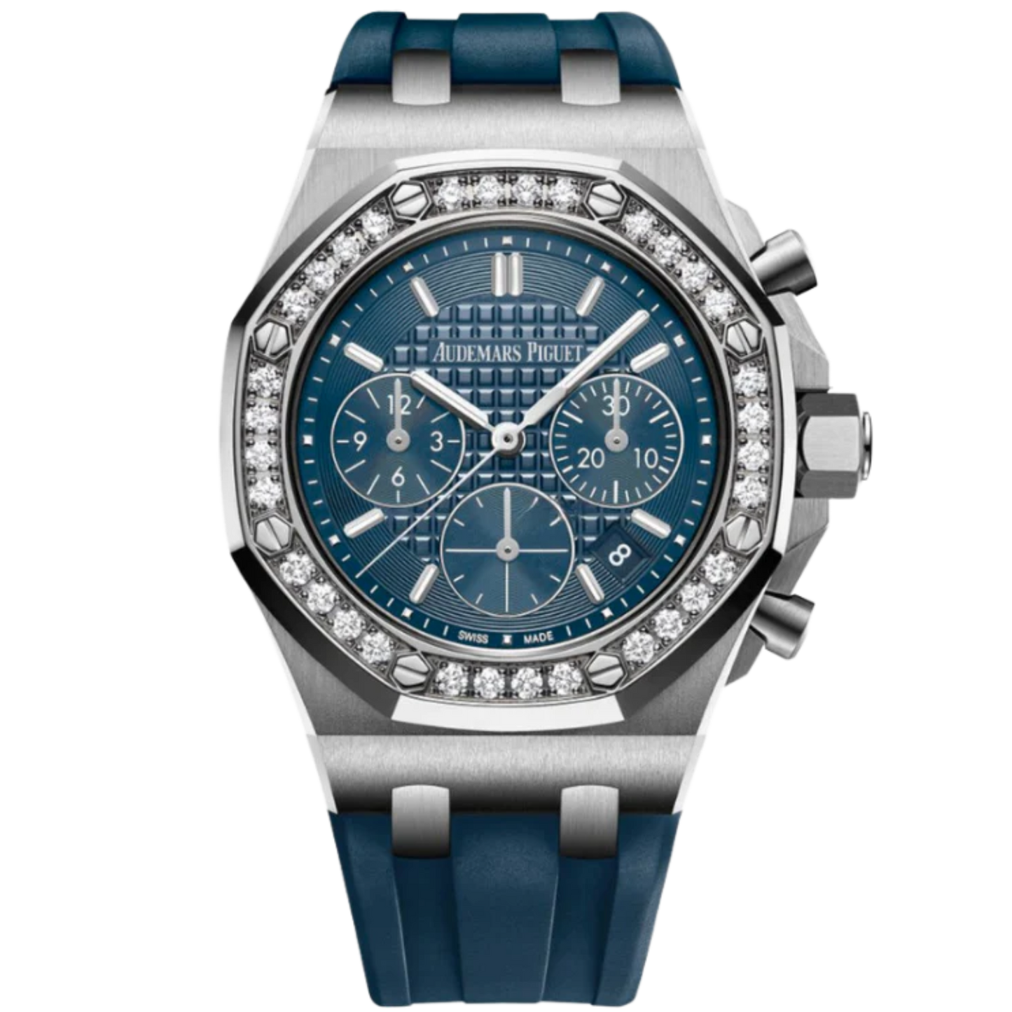 Audemars Piguet 37MM Royal Oak Offshore Ice Blue Dial with Factory Set Bezel