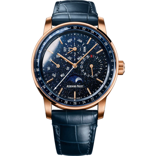 Audemars Piguet Code 11.59 Ref. 26394OR.OO.D321CR.01 41MM Rose Gold  Perpetual Calendar Blue Dial