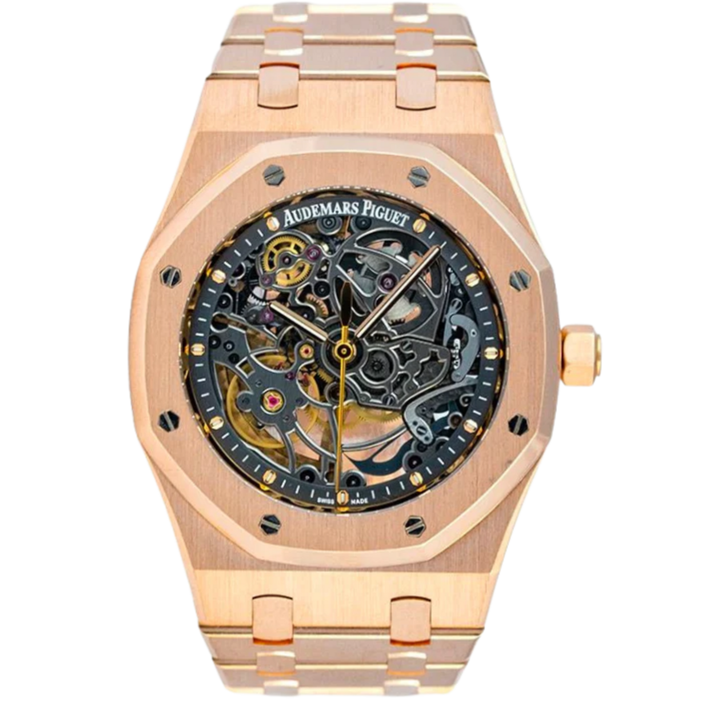 15305OR.OO.D088CR.01 39MM Rose Gold Skeleton