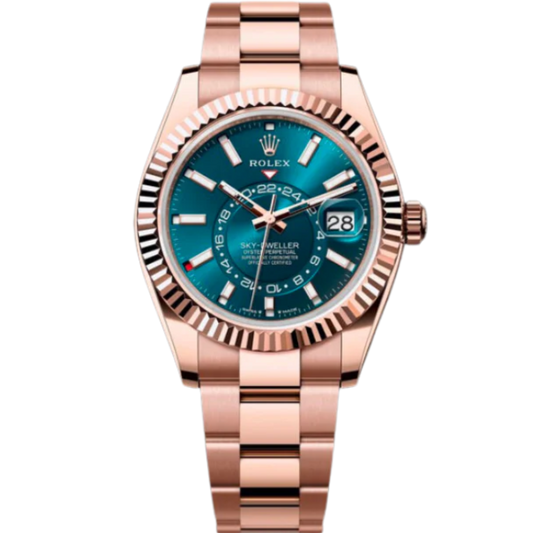 Rolex Skydweller Ref. 336935 Rose Gold Blue Dial