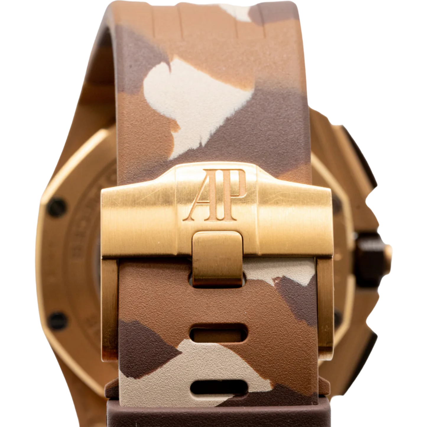 Audemars Piguet 44MM Camo Royal Oak Offshore Ref. 26401RO.OO.A087CA.01 Rose Gold/Ceramic Brown Subdials