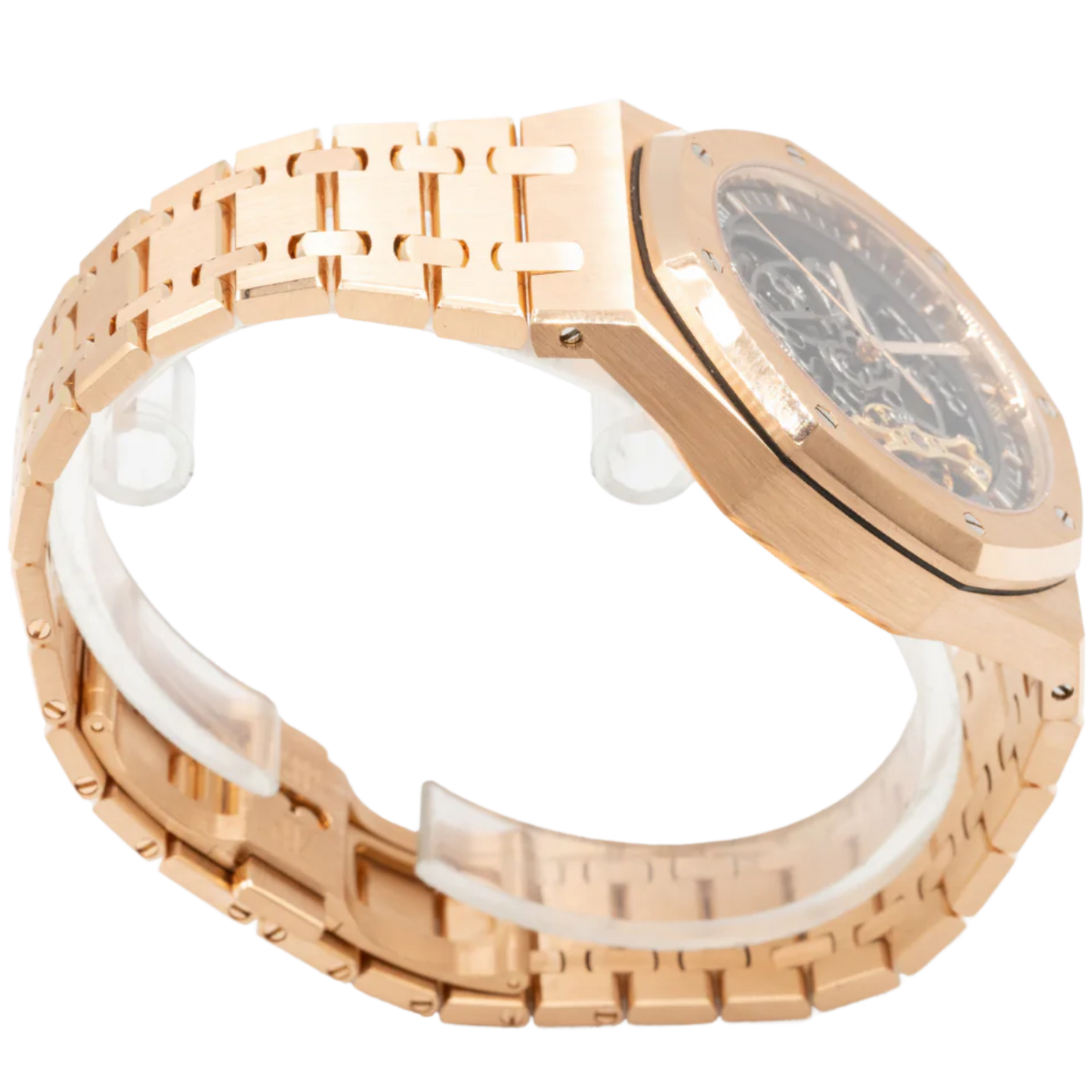 Audemars Piguet Ref. 15407OR.OO.1220OR.01 41MM Rose Gold Double Balance Openworked Skeleton