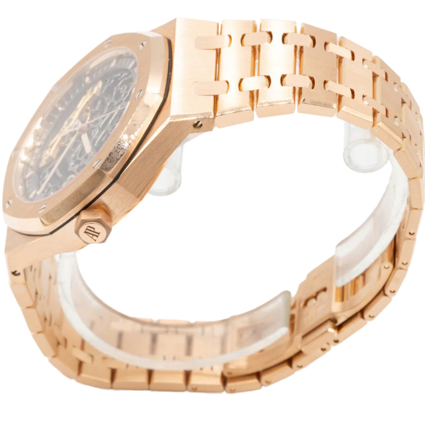 Audemars Piguet Ref. 15407OR.OO.1220OR.01 41MM Rose Gold Double Balance Openworked Skeleton