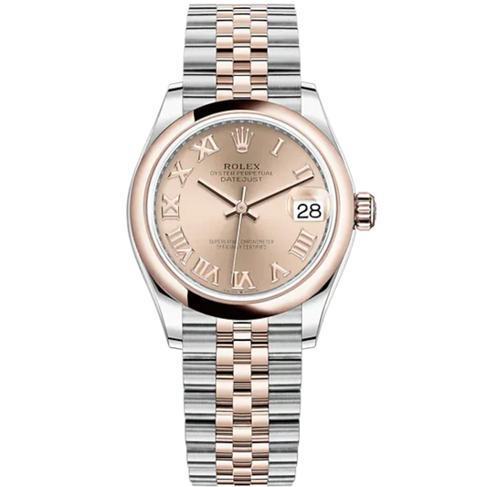 Datejust 31 31mm Jubilee Bracelet Oystersteel and Everose Gold with Rosé-Colour Dial Everose Gold Bezel