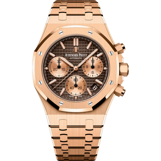Audemars Piguet 41MM Royal Oak Chronograph Ref. 26239OR.OO.1220OR.02 Rose Gold  Chocolate Dial