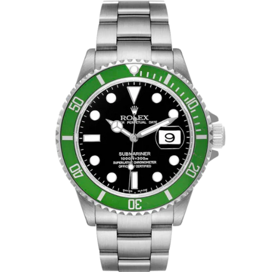 Rolex Submariner Ref. 16610LV "Kermit" Black Dial Green Bezel