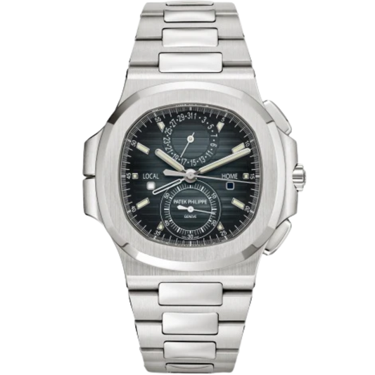 5990/1A Nautilus 40.5mm Steel Bracelet Sunburst Blue Black Gradient Rim Dial Steel Bezel