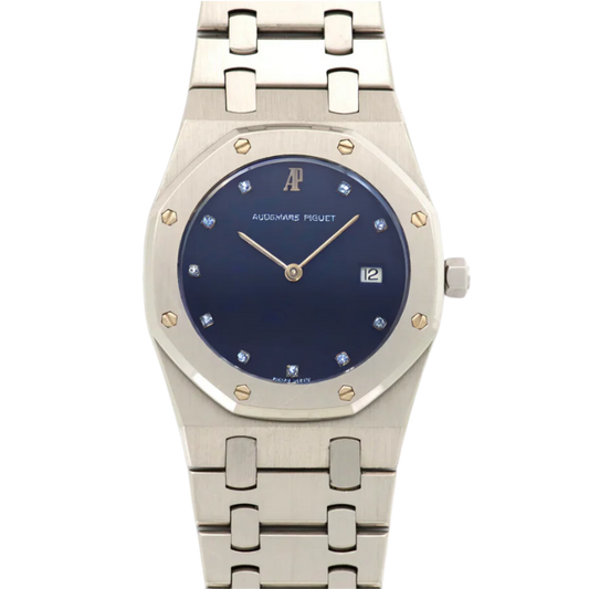 Audemars Piguet 33MM Royal Oak Ref. 56175PT.0789 Platinum Blue Diamond Dial