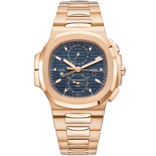 Patek Philippe Nautilus Ref. 5990/1R 40.5mm Rose Gold Bracelet Blue Dial