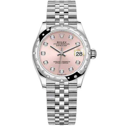 278274 31MM Datejust Pink Dial with Diamond Markers on Jubilee 2023