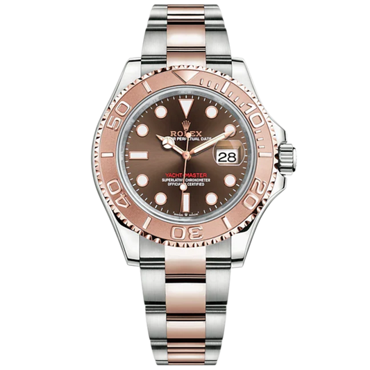 Yacht-Master 40 40mm Oyster Bracelet Oystersteel and Everose Gold with Chocolate Dial Bidirectional Rotatable Bezel