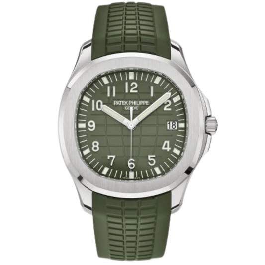 Patek Philippe Aquanaut Ref. 5168G White Gold Green Dial