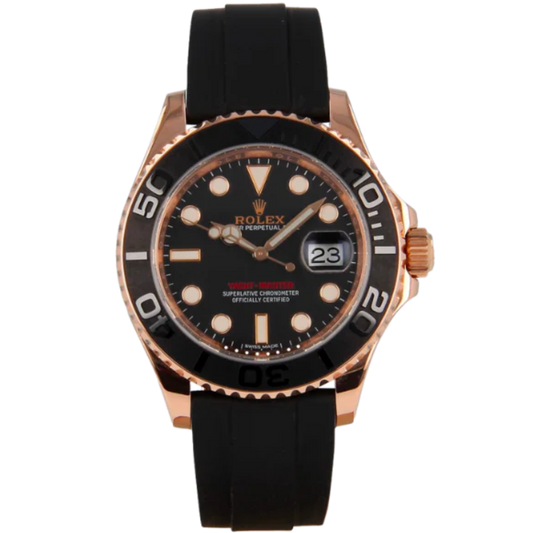 Rolex Yachtmaster Ref. 116655 Rose Gold Black Dial