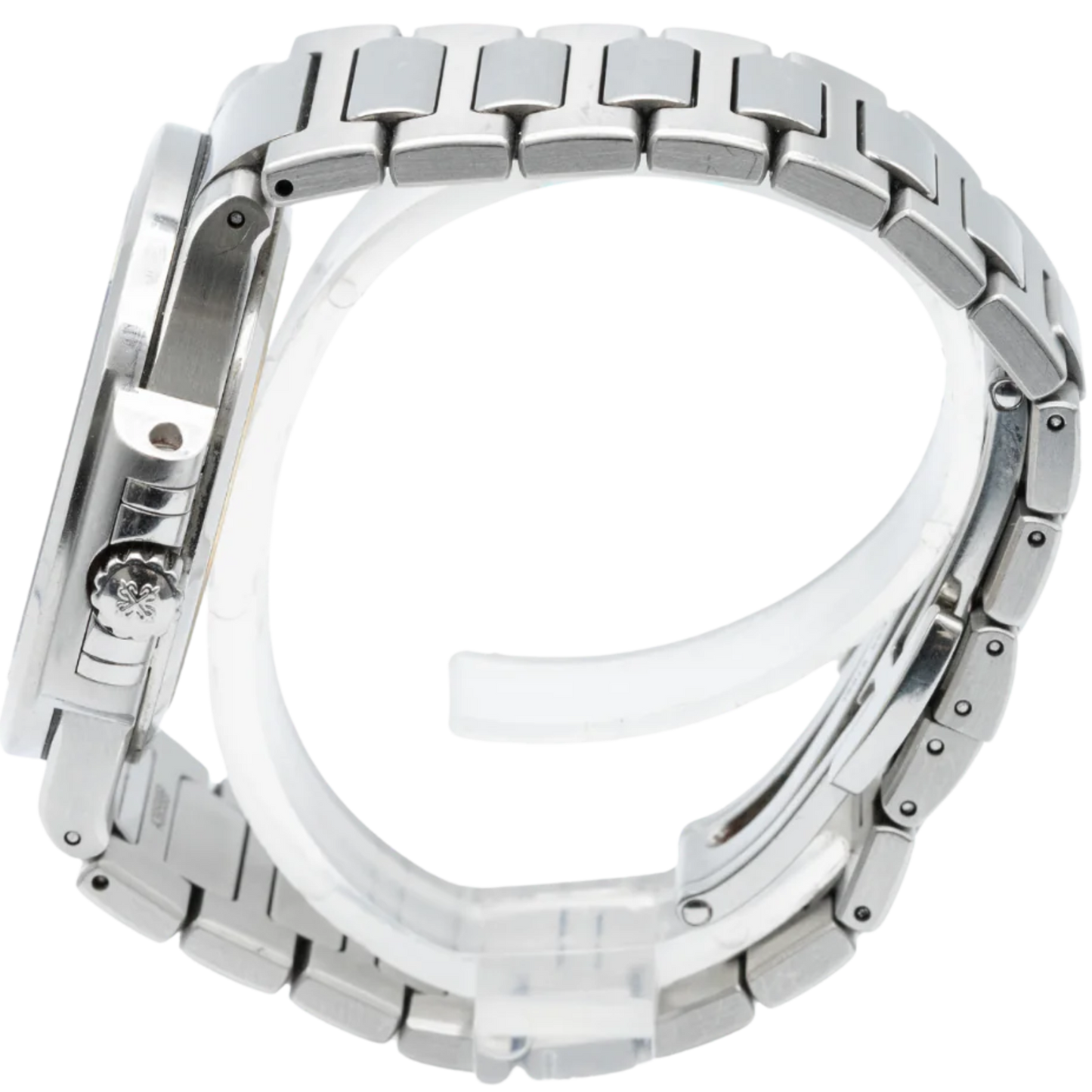 7118-1A-011 Nautilus Ladies 35.2mm Stainless Steel Bracelet Smoke Gray Dial Steel Bezel