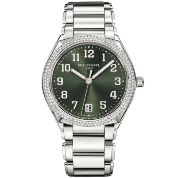 Patek Philippe Ref. 7300/1200A Twenty-Four Green Dial Diamond Bezel