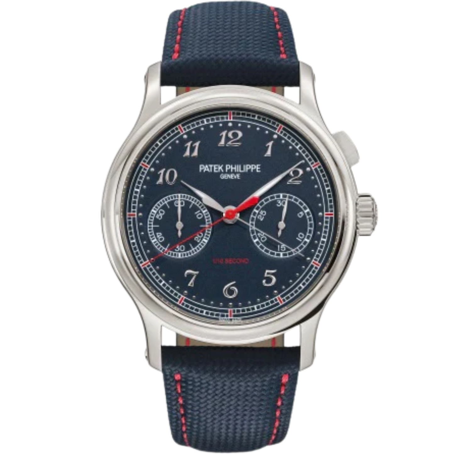 5470P-001 Grand Complications 41mm Navy Blue Embossed Calfskin Strap Varnished Blue Dial Platinum Bezel