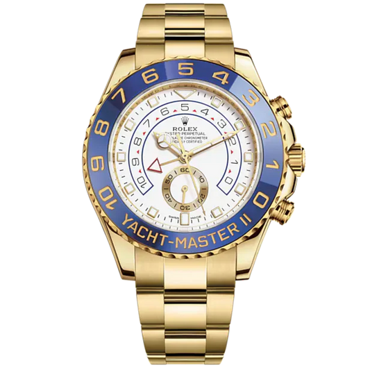 Rolex Yacht-Master II Ref. 116688 44MM Yellow Gold White Dial
