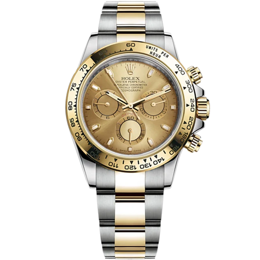Cosmograph Daytona 40MM Oyster Bracelet Oystersteel and Yellow Gold, With a Gold Dial Yellow Gold Bezel