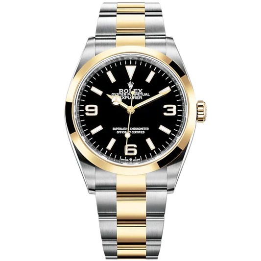 Rolex Explorer Ref. 124273 36MM YG/SS Black Dial