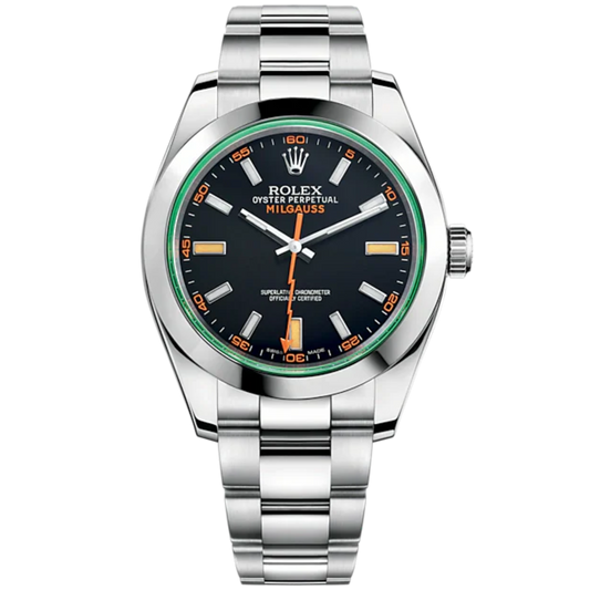 Rolex Milgauss Ref. 116400GV 40MM Stainless Steel Green Dial